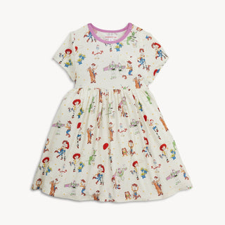 Magnetic Short Sleeve Dress - Toy Story Woody & Friends Magnetic Me Size: 2T
