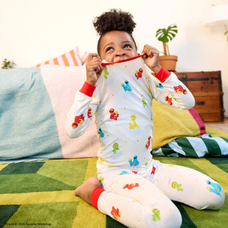 Magnetic Long Sleeve Pajama Set - Sesame Street Sweet Dreams