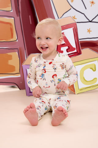 Magnetic Long Sleeve Pajama Set - Toy Story Woody & Friends Magnetic Me Size: 2T