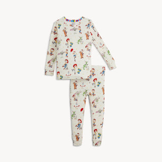 Magnetic Long Sleeve Pajama Set - Toy Story Woody & Friends Magnetic Me Size: 2T