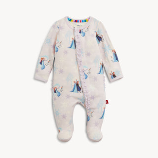 Magnetic Ruffle Footie - Frozen Magnetic Me Size: 0-3 Months