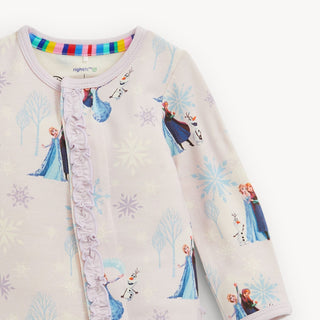 Magnetic Ruffle Footie - Frozen Magnetic Me Size: 0-3 Months