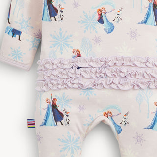 Magnetic Ruffle Footie - Frozen Magnetic Me Size: 0-3 Months