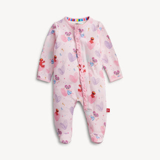 Magnetic Ruffle Footie - Sesame Street Elmo & Abby
