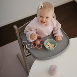 Silicone Suction Bowlsilicone tablewareMushieColor: Cambridge Blue
