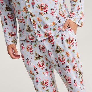 Men's Bamboo Luxe Top & Pajama Pant Set - Saint Nicolas