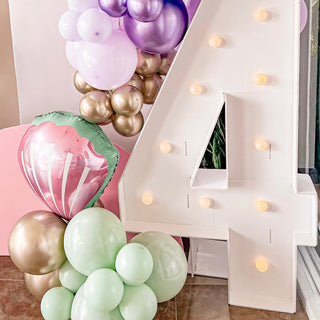 Mermaid Balloon Garland Kit Balloon Garlands Ellie's Party Supply Garland Length:: 5 Feet
