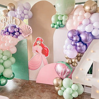 Mermaid Balloon Garland Kit Balloon Garlands Ellie's Party Supply Garland Length:: 5 Feet