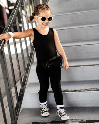 Mila Athleisure Jumpsuit - Black Jumpsuits Bailey's Blossoms Size: 0-3months