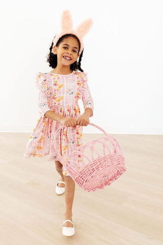 Daisy Ducklings 3/4 Sleeve Ruffle Twirl Dress Twirl Ruffle Dress 3/4 Mila & Rose ® Size: 6-12M