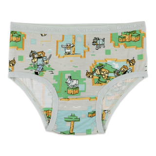 Bamboo Underwear (Pack of 7) - MinecraftBellabu BearSize: 2T-3T