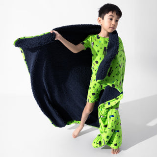 Bamboo Short Sleeve Pajama Set with Shorts - Minecraft Mob Squad Baby & Toddler Sleepwear Bellabu Bear Size: 4T