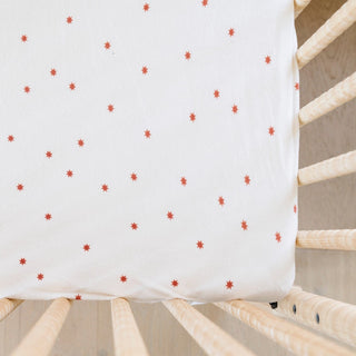 Minky Stretch Luxe Crib SheetsSaranoniColor: Floral