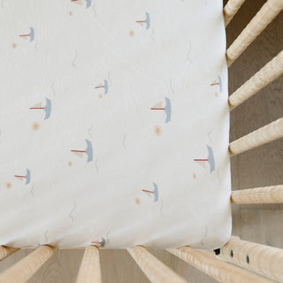 Minky Stretch Luxe Crib SheetsSaranoniColor: Floral