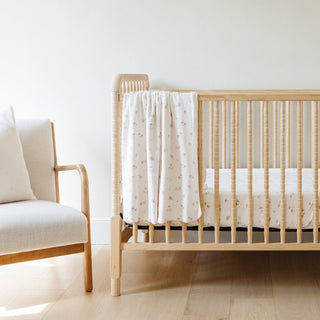Minky Stretch Luxe Crib SheetsSaranoniColor: Floral