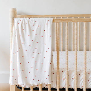 Minky Stretch Luxe Crib SheetsSaranoniColor: Floral