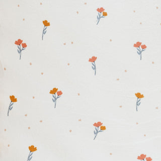 Minky Stretch Luxe Crib SheetsSaranoniColor: Floral