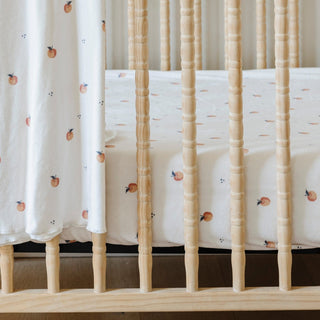 Minky Stretch Luxe Crib SheetsSaranoniColor: Floral