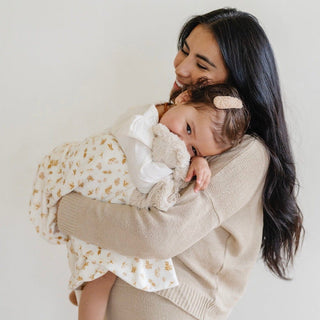 Minky Stretch Receiving Blankets Saranoni Color: Neutral Checkered