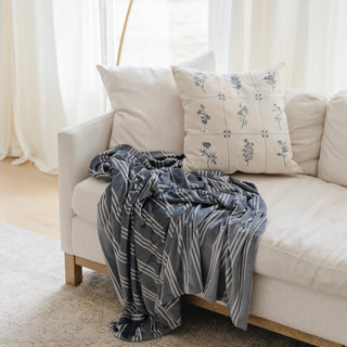 Minky Stretch XL Throw Blankets Saranoni Color: Olive Checkered