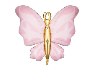Foil Butterfly Balloon - 27" Party Decor Mylar Balloons Ellie's Party Supply Color: Pastel Pink
