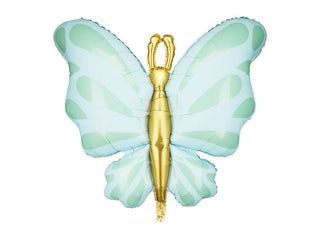 Foil Butterfly Balloon - 27" Party Decor Mylar Balloons Ellie's Party Supply Color: Pastel Mint Green