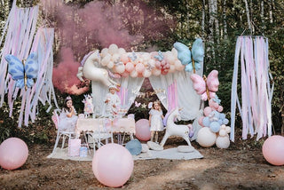 Foil Butterfly Balloon - 27" Party Decor Mylar Balloons Ellie's Party Supply Color: Pastel Blue