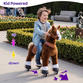 Model U® Horse Ride-On Toy Age 4–7 – Brown PonyCycle, Inc.