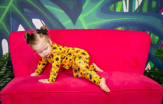 Girl's Bamboo Convertible Footie Romper - Sunflowers Baby & Toddler Sleepwear