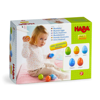 Set of 5 Wooden Musical Eggs Musical Dolls, Playsets & Toy Figures