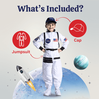 NASA Astronaut Costume, Orange - Kids Dress Up America