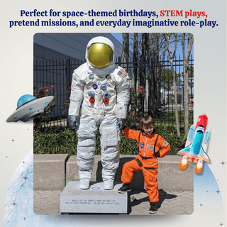 NASA Astronaut Costume, Orange - Kids Dress Up America