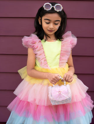 Neon Glow Pastel Princess Dress Dresses Faeella Size: 2
