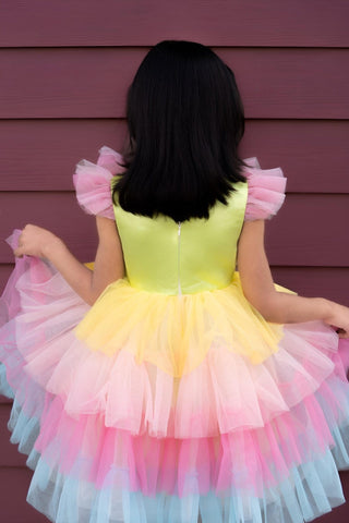 Neon Glow Pastel Princess Dress Dresses Faeella Size: 2