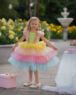 Neon Glow Pastel Princess Dress Dresses Faeella Size: 2