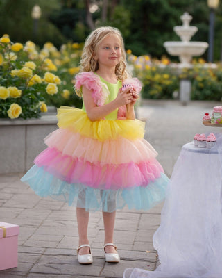 Neon Glow Pastel Princess Dress Dresses Faeella Size: 2