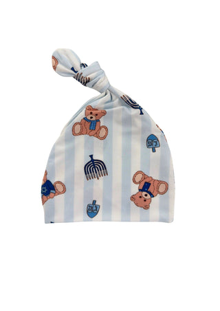 Bamboo Newborn Hat - Hanukkah Bears In My Jammers Size: One Size