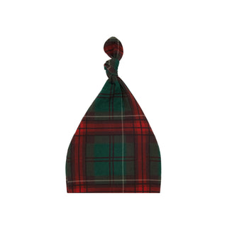 Bamboo Newborn Hat - Holiday Heritage Plaid