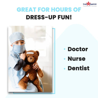 Nurse Costume, Blue - Kids Dress Up America