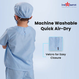 Nurse Costume, Blue - Kids Dress Up America