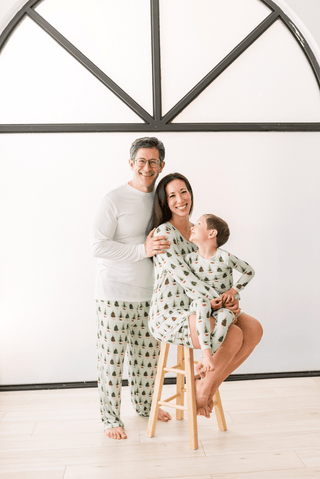 Bamboo Pajama Pants - Aloe Rustic Trees