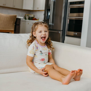 Short Sleeve Pajama Set with Shorts - Disney Princess