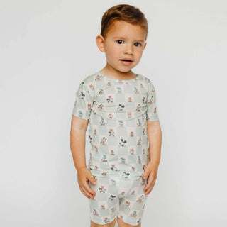 Short Sleeve Pajama Set with Shorts - Mickey Mouse & Friends