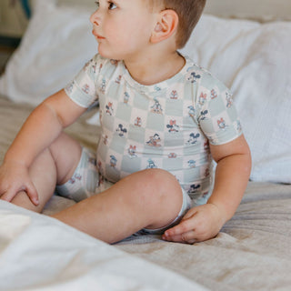 Short Sleeve Pajama Set with Shorts - Mickey Mouse & Friends