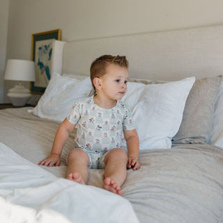 Short Sleeve Pajama Set with Shorts - Mickey Mouse & Friends