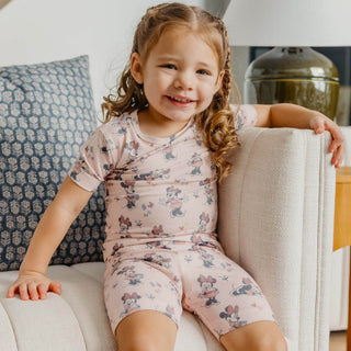 Short Sleeve Pajama Set with Shorts - Minnie Mouse