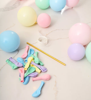 Pastel Rainbow Mini Balloon Cake Topper Cake Toppers Ellie's Party Supply Pump: No Balloon Pump