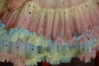 Pastel Stardust Layered Party Dress Dresses Faeella Size: 2