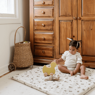 Wholesale Padded Mini Playmat Padded Mat Gathre Color: Thyme Shape: Square