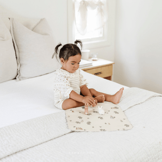 Wholesale Micro Changing Mat Micro Gathre Color: Ivory